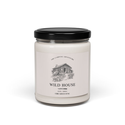 The Camping Adventure Scented Soy Candle  -  Cinnamon Vanilla Essence