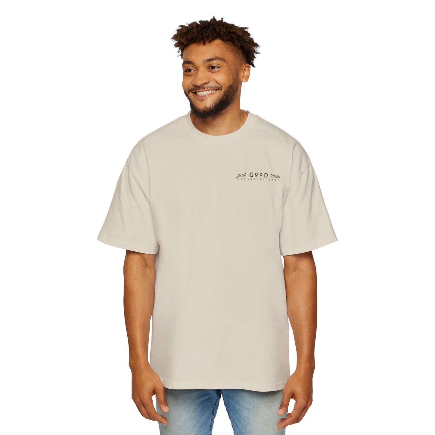 Oversized Tee - Just Good Vibes Men's T-Shirt