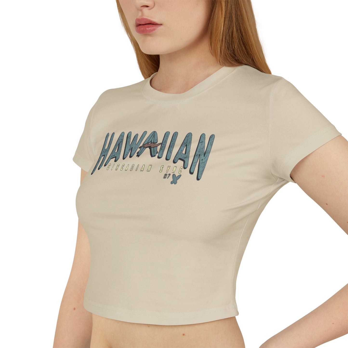 Hawaiian Surf Women's Baby Tee - Relaxed, Stylish Summer Top