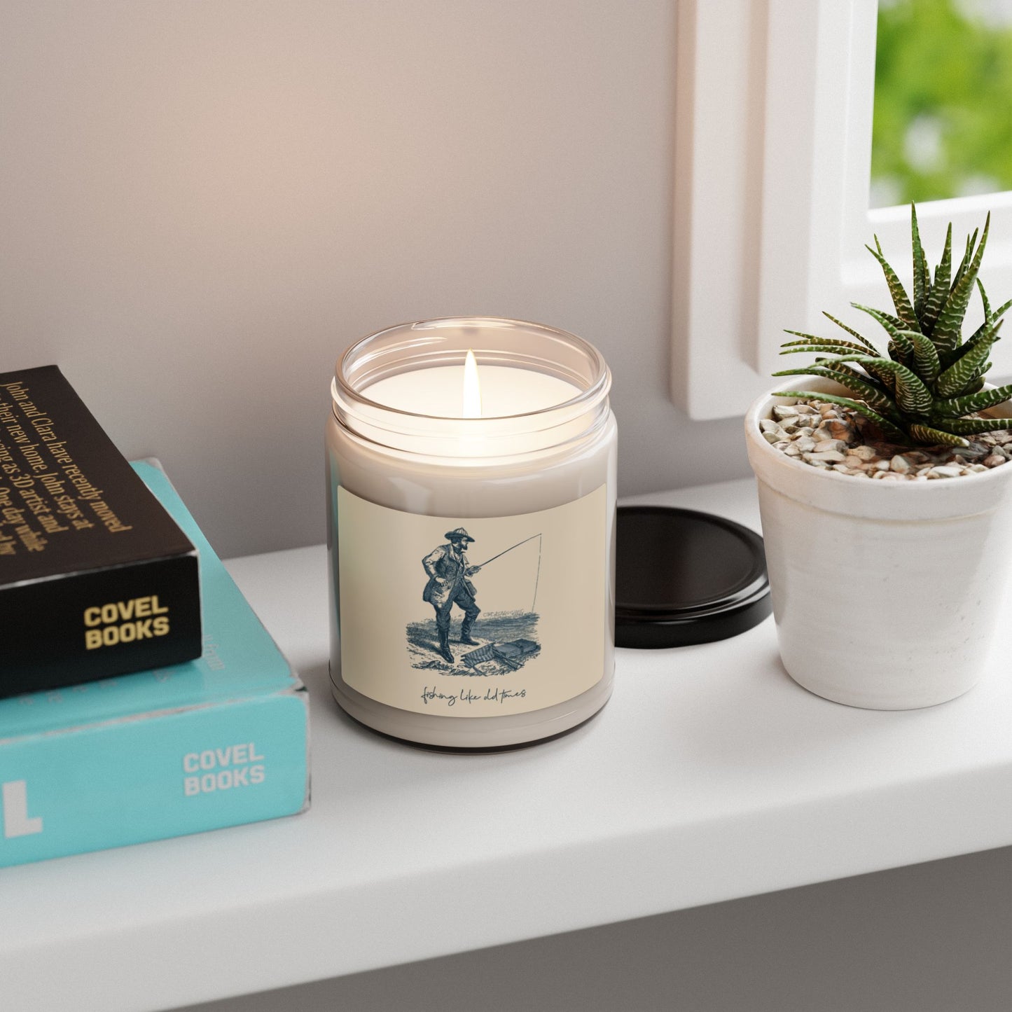 Fishing Like Old Times Scented Soy Candle - Sea Salt + Orchid Essence