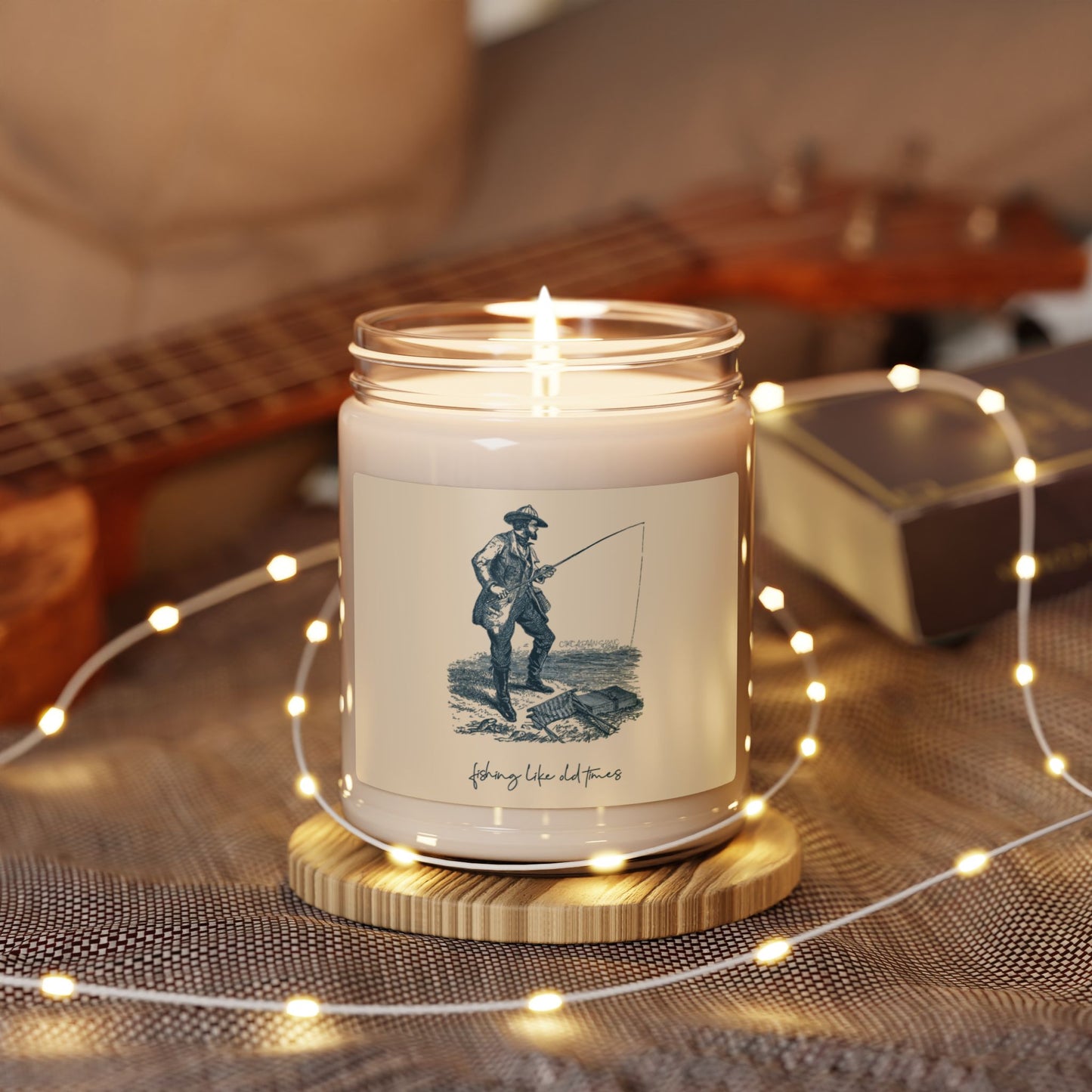 Fishing Like Old Times Scented Soy Candle - Sea Salt + Orchid Essence