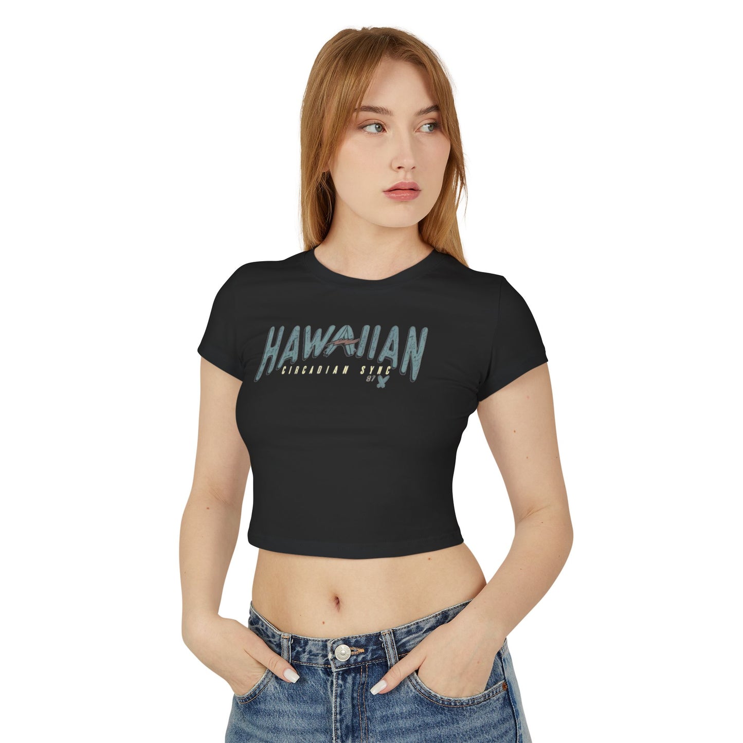 Hawaiian Surf Women's Baby Tee - Relaxed, Stylish Summer Top