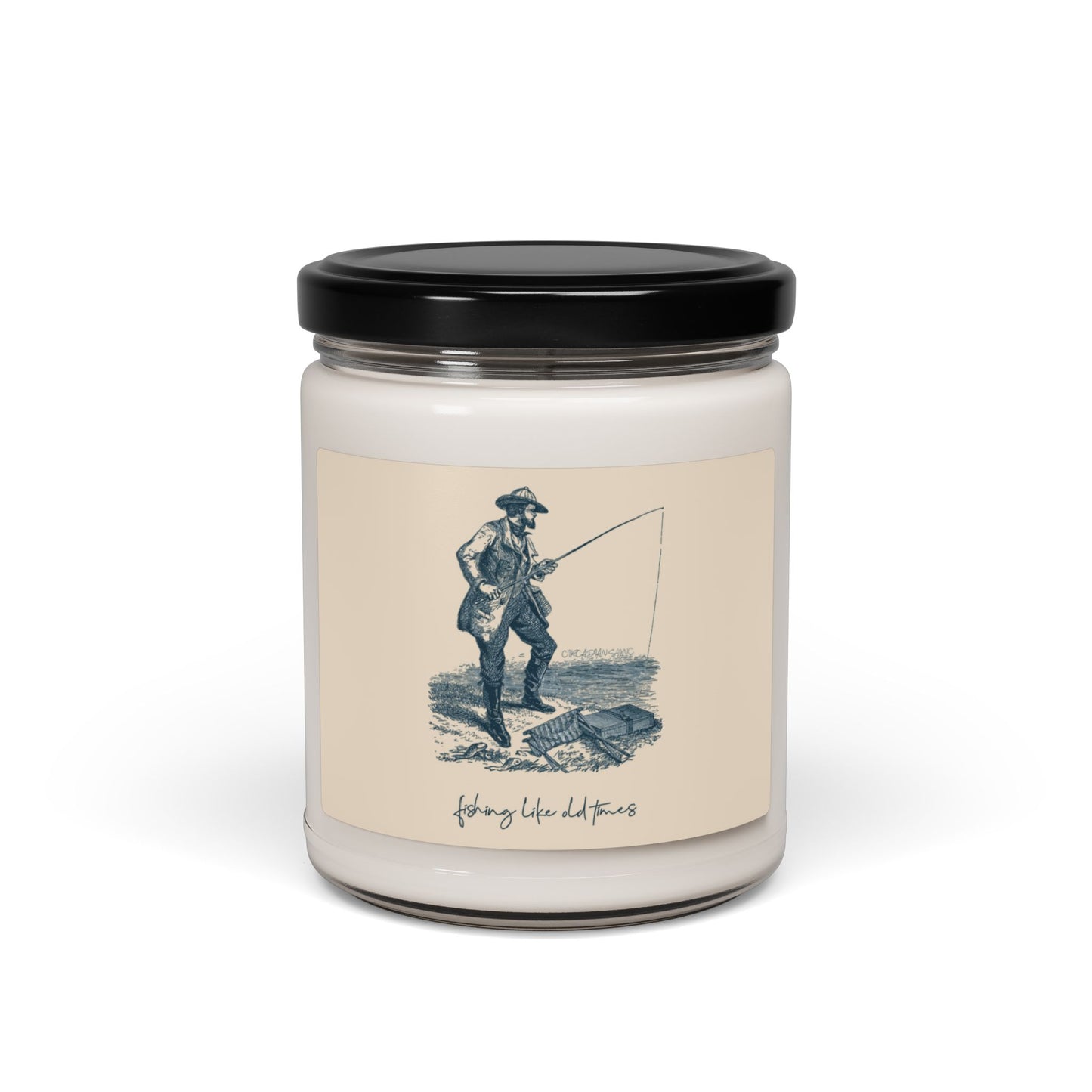 Fishing Like Old Times Scented Soy Candle - Sea Salt + Orchid Essence