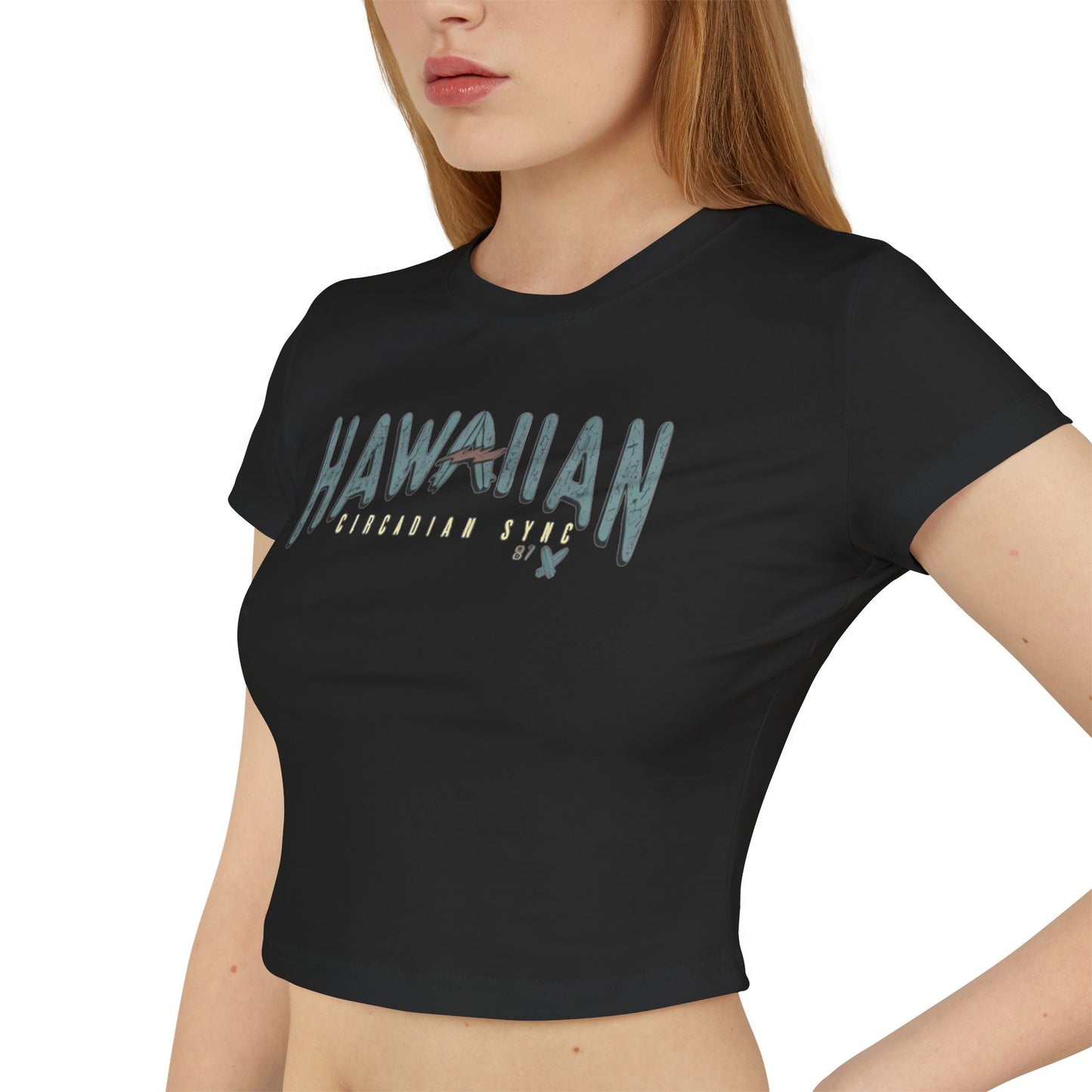 Hawaiian Surf Women's Baby Tee - Relaxed, Stylish Summer Top